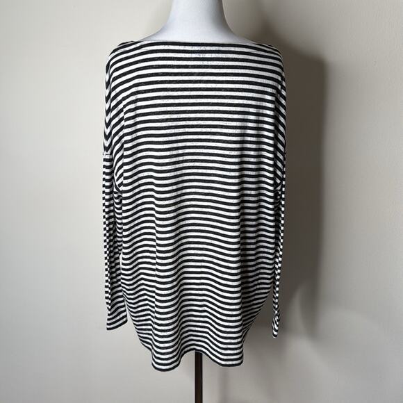 All Saints Rita Relaxed Fit Striped Tee - Picture 7 of 9